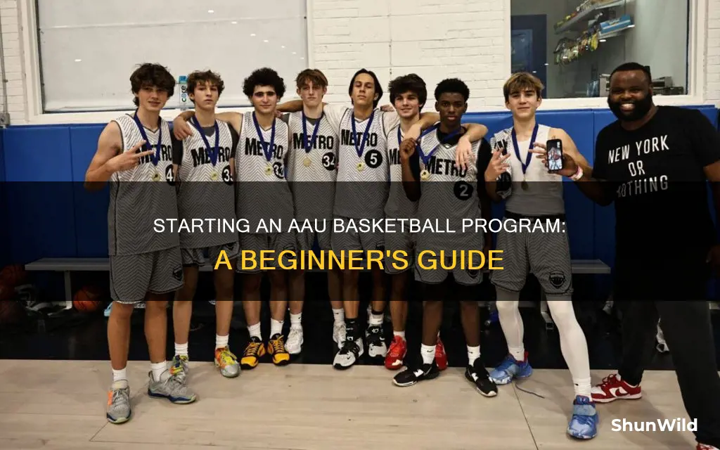 how to start a aau basketball program