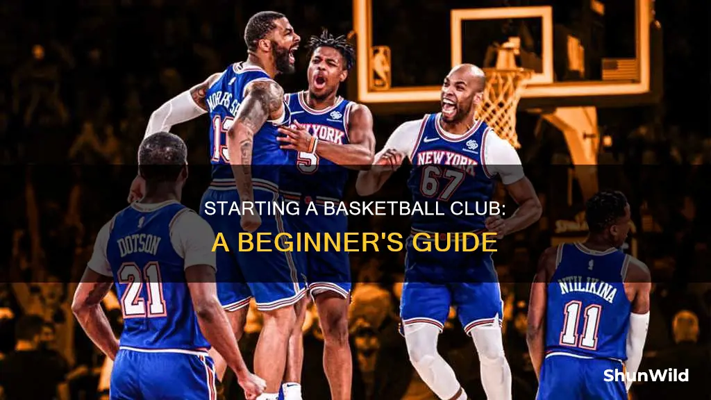 how to start a basketball club