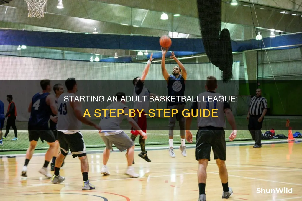 how to start a basketball league for adults