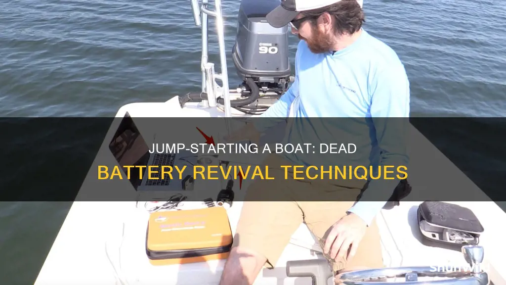 how to start a boat with a dead battery