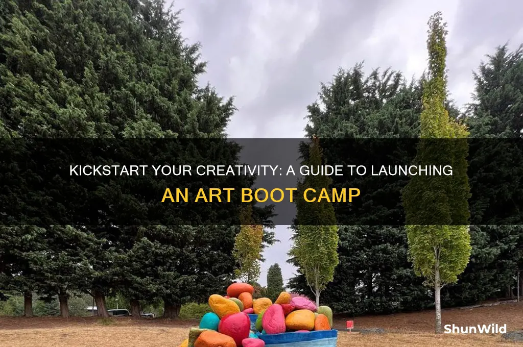 how to start a piece of art boot camp