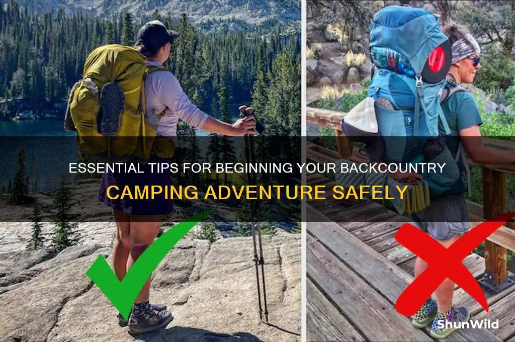 how to start backcountry camping