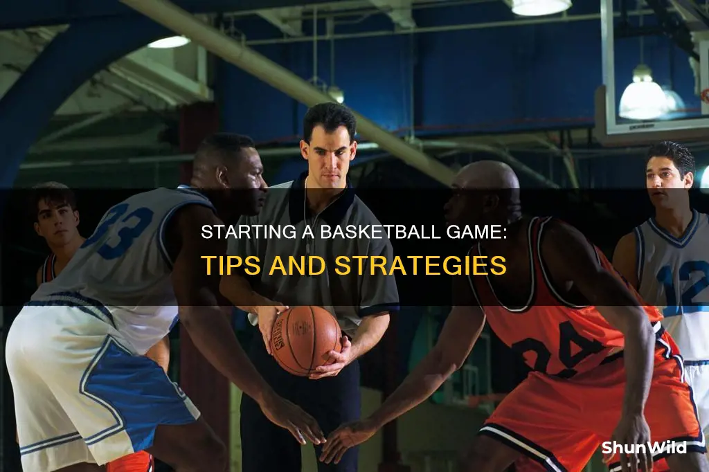 how to start basketball match