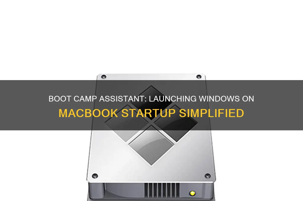how to start boot camp assistant on macbook startup