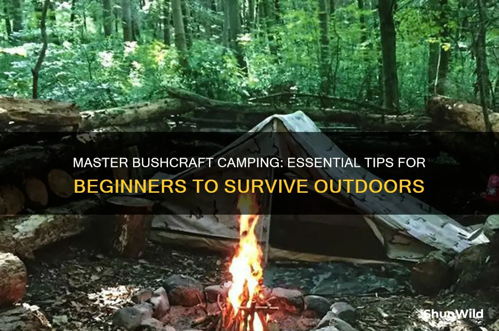 how to start bushcraft camping