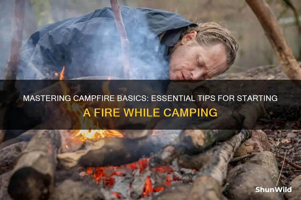 how to start fire camping