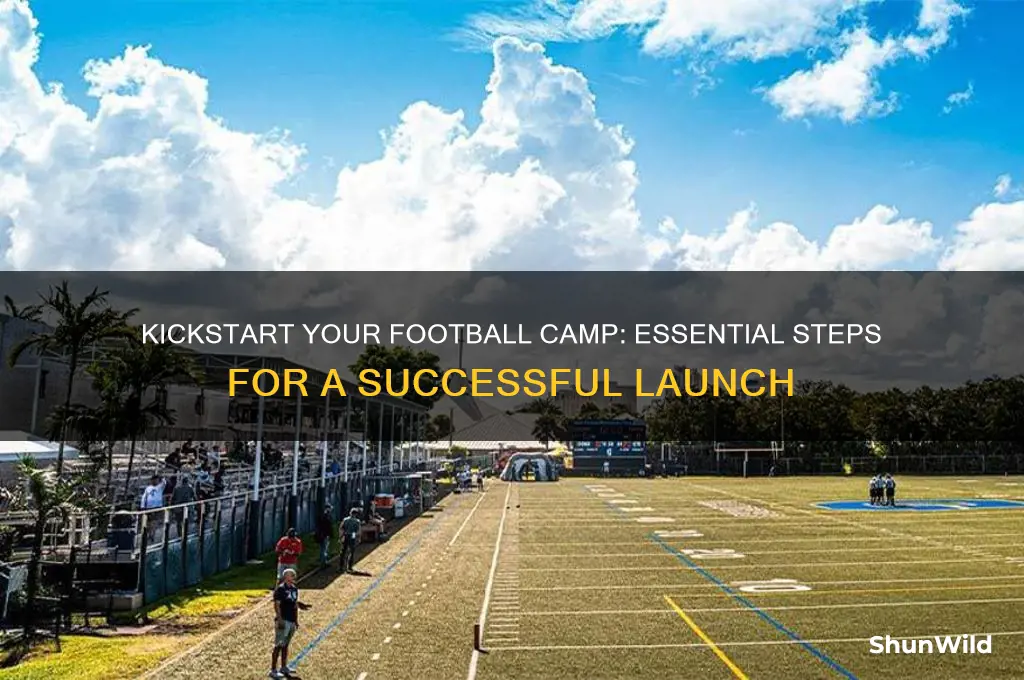 how to start football camp