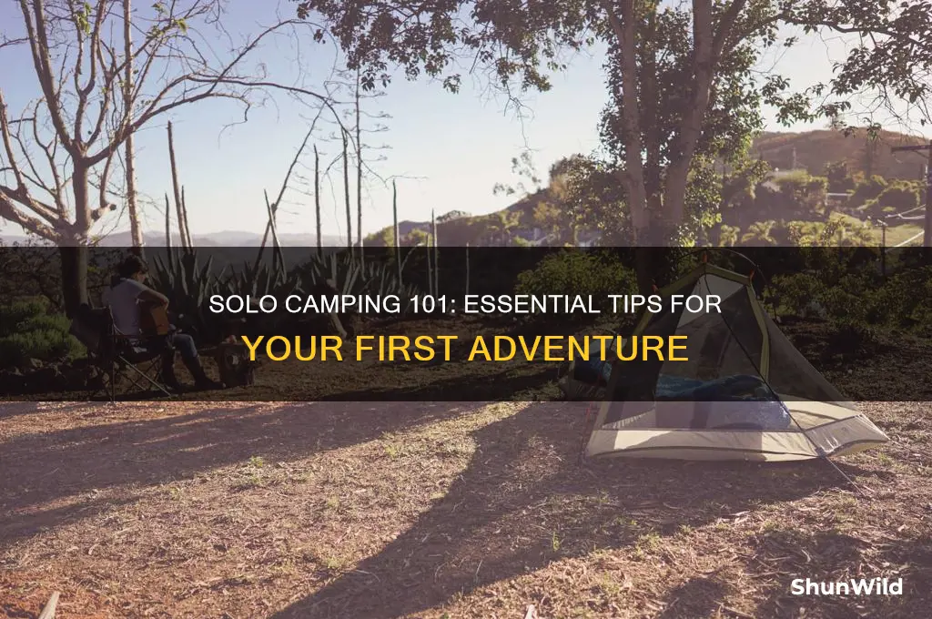 how to start solo camping