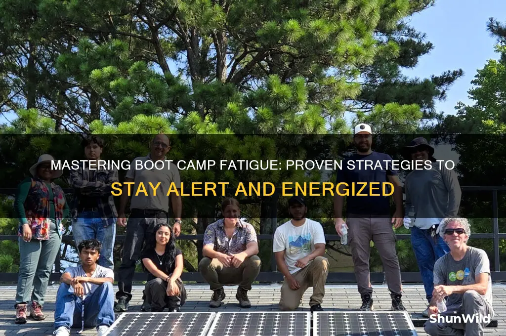 how to stay awake in boot camp