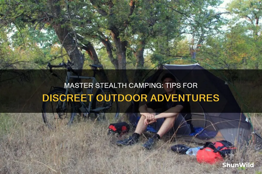 how to stealth camp