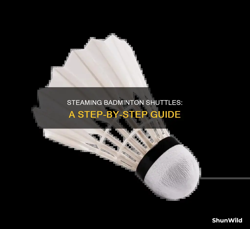 how to steam badminton shuttles