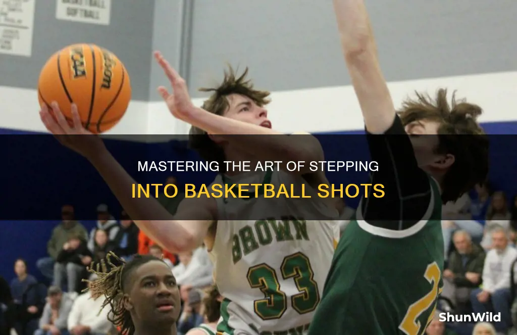 how to step into a basketball shot