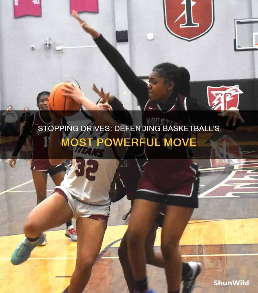 how to stop a drive basketball