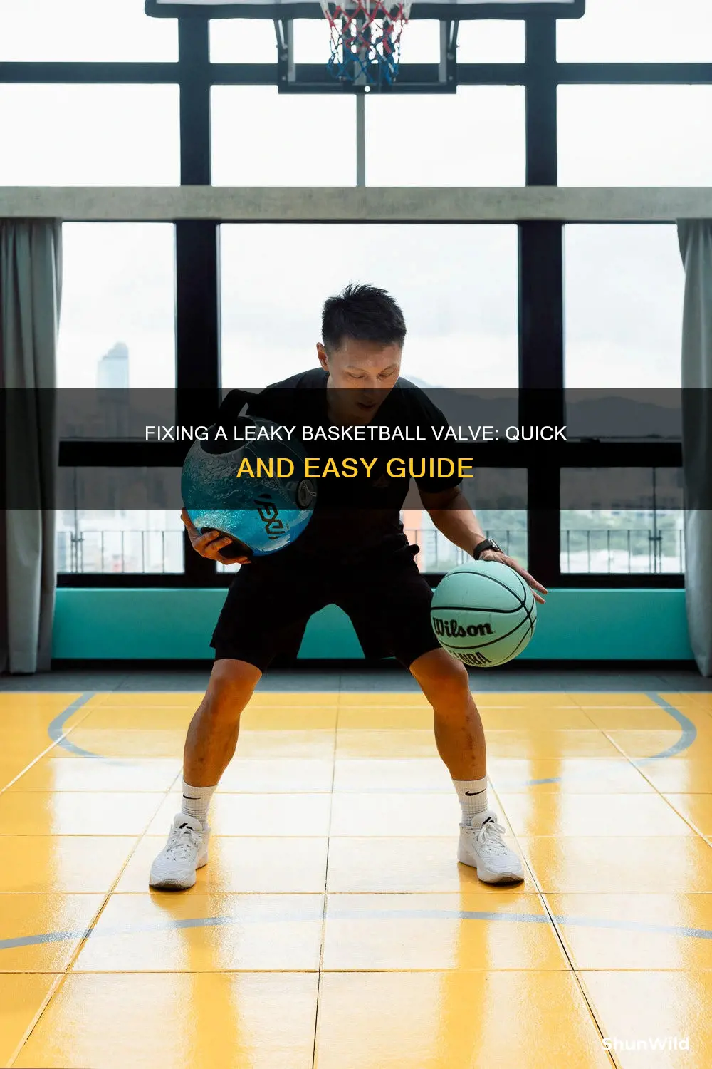 how to stop a leaking basketball valve