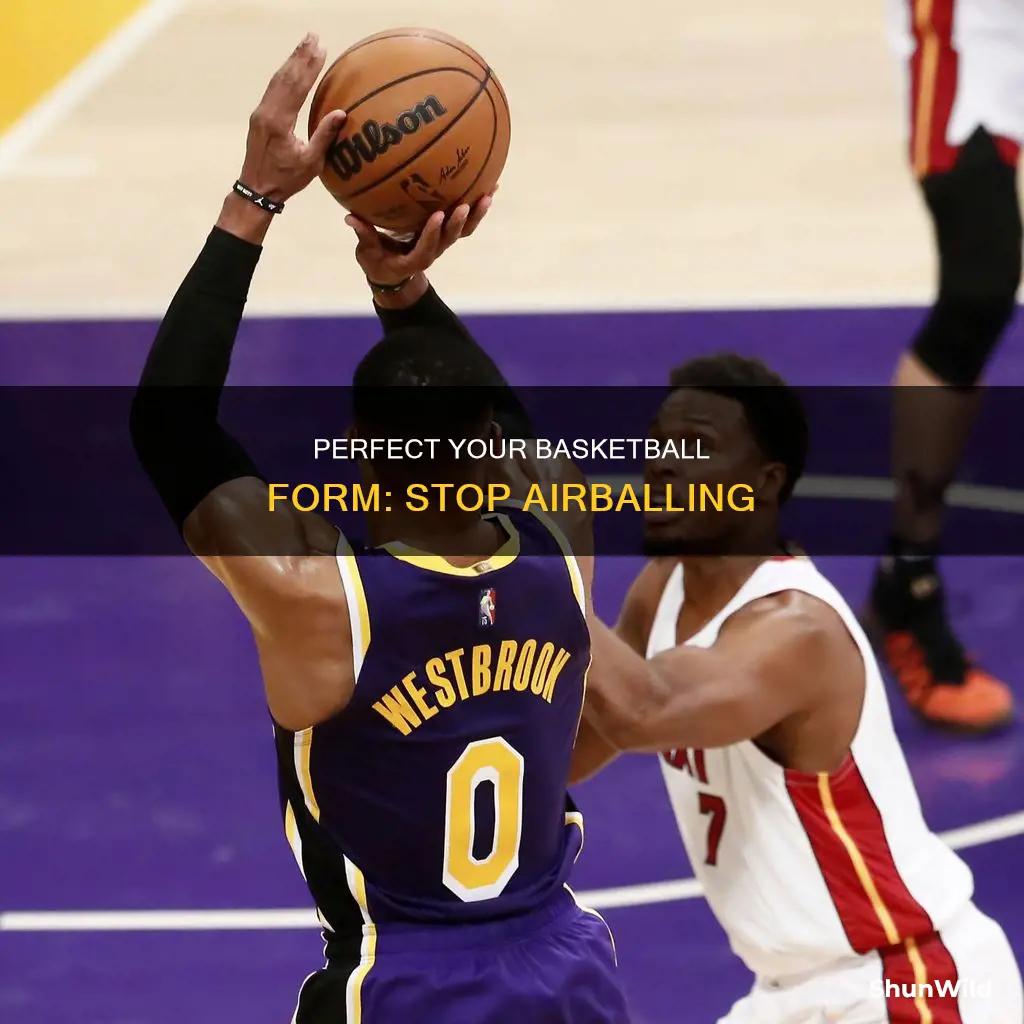 how to stop airballing in basketball