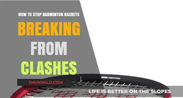 Prevent Badminton Racket Breakage: Avoid Clash Damage