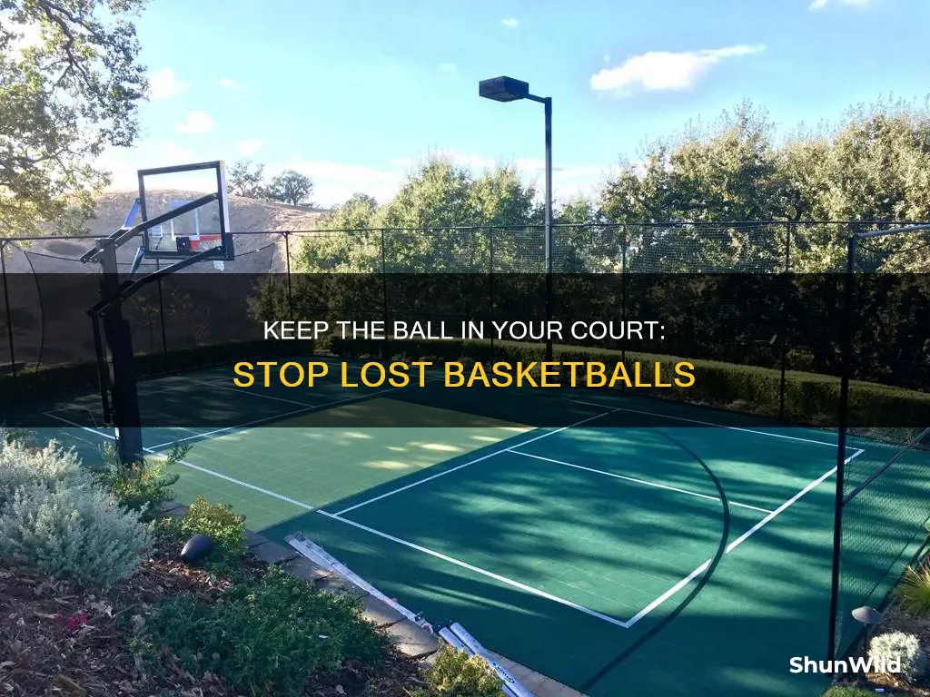 how to stop basketball from going into neighbors yard