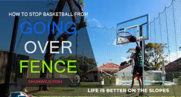 Prevent Basketballs Escaping: Stop Fence-Clearing Shots