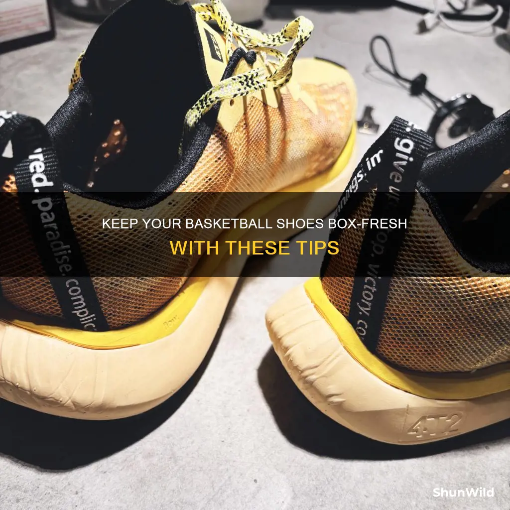how to stop basketball shoe yellowing