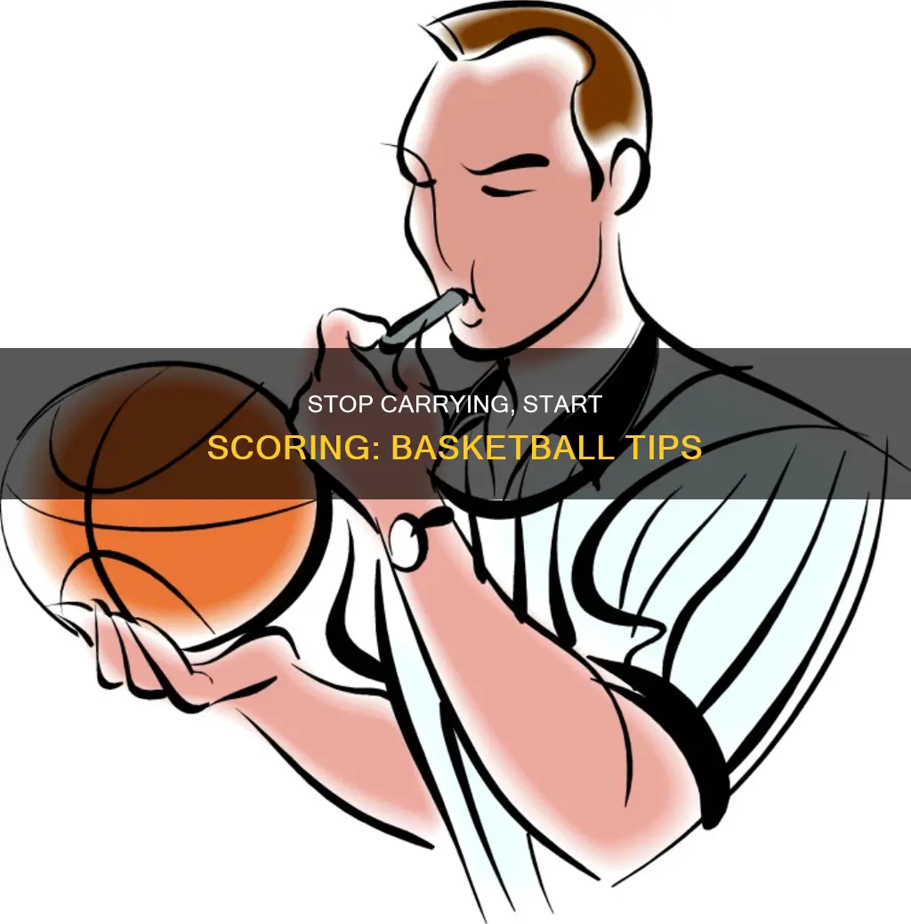 how to stop carrying in basketball