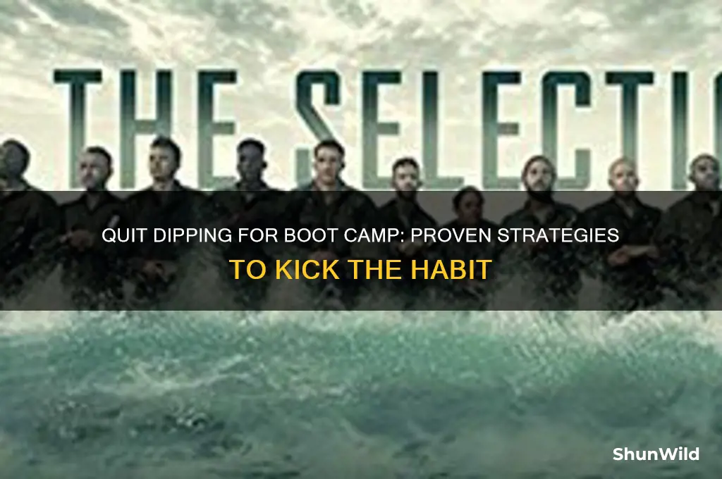 how to stop dipping for boot camp
