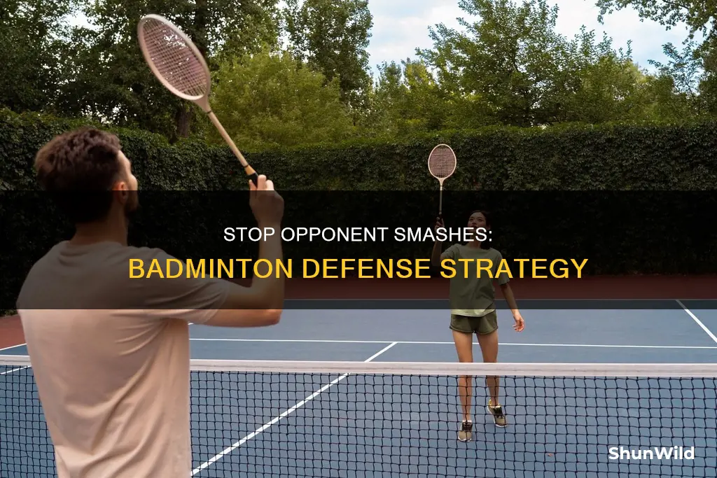 how to stop smash in badminton
