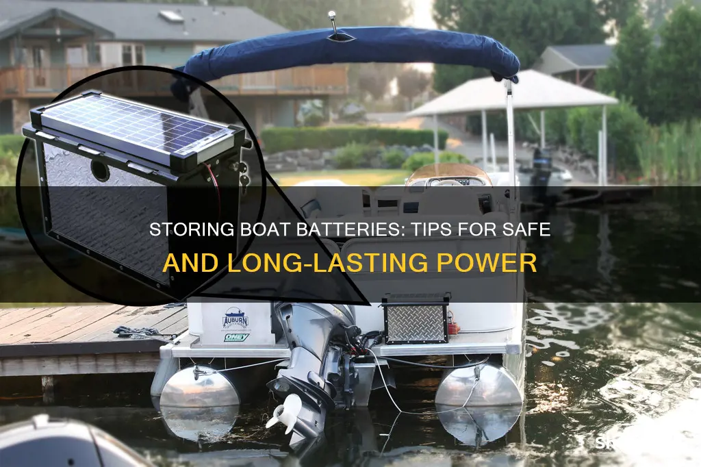 how to store a boat battery