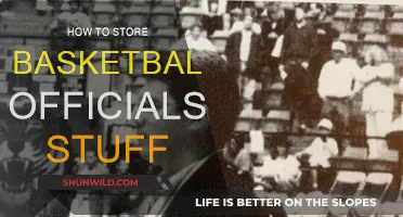 Storing Basketball Officials' Gear: Tips and Tricks