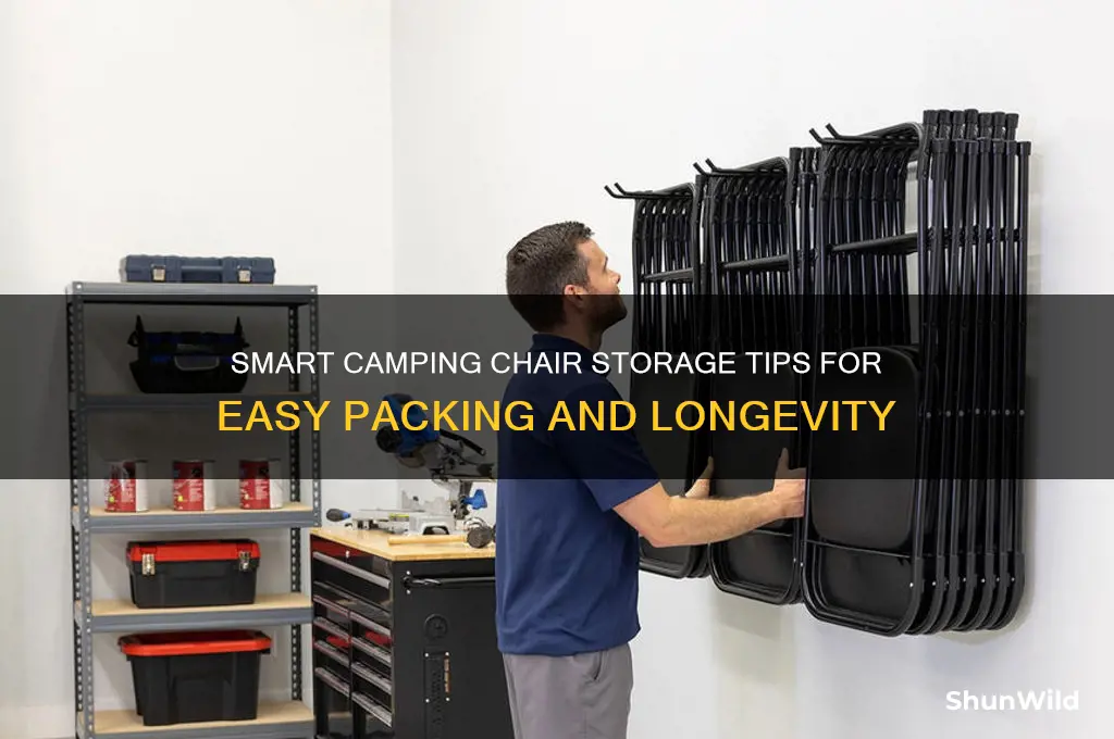 how to store camping chairs