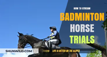 Streaming the Badminton Horse Trials: A Guide