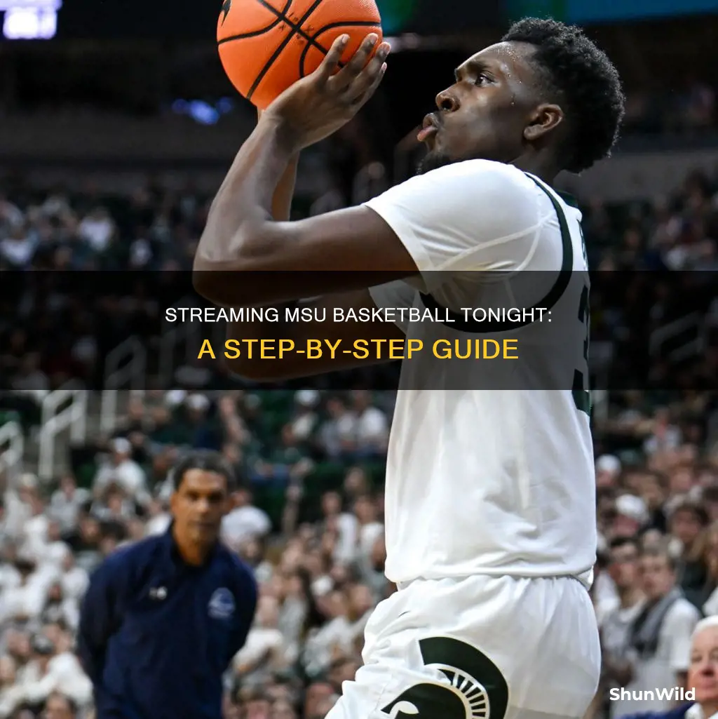 how to stream msu basketball tonight