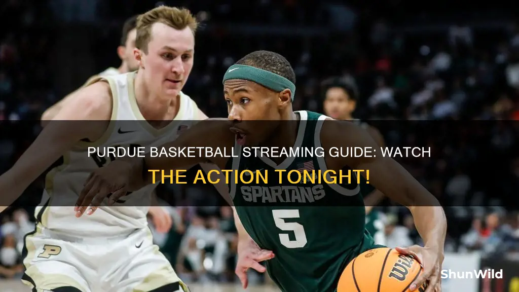 how to stream purdue basketball tonight