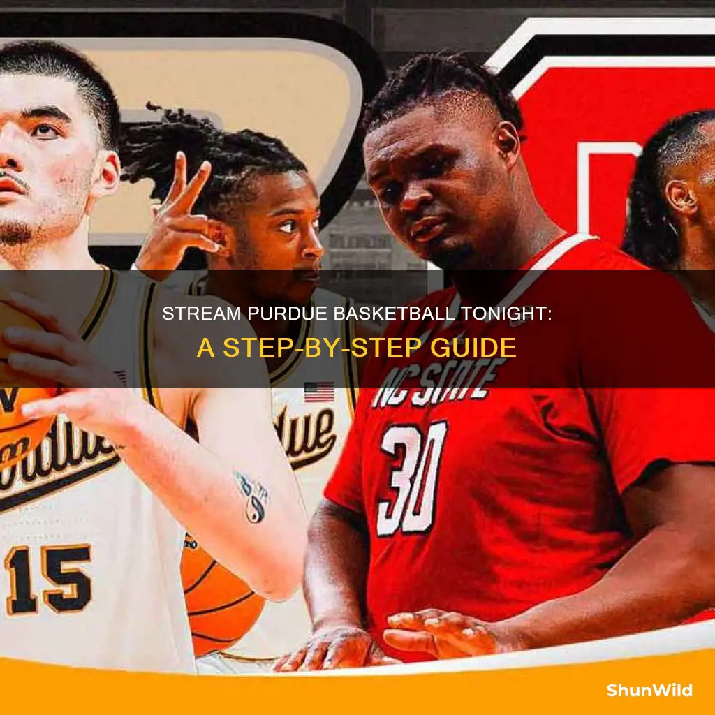how to stream purdue basketball tonight