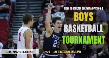 Streaming the WIAA Division 4 Boys Basketball Tournament