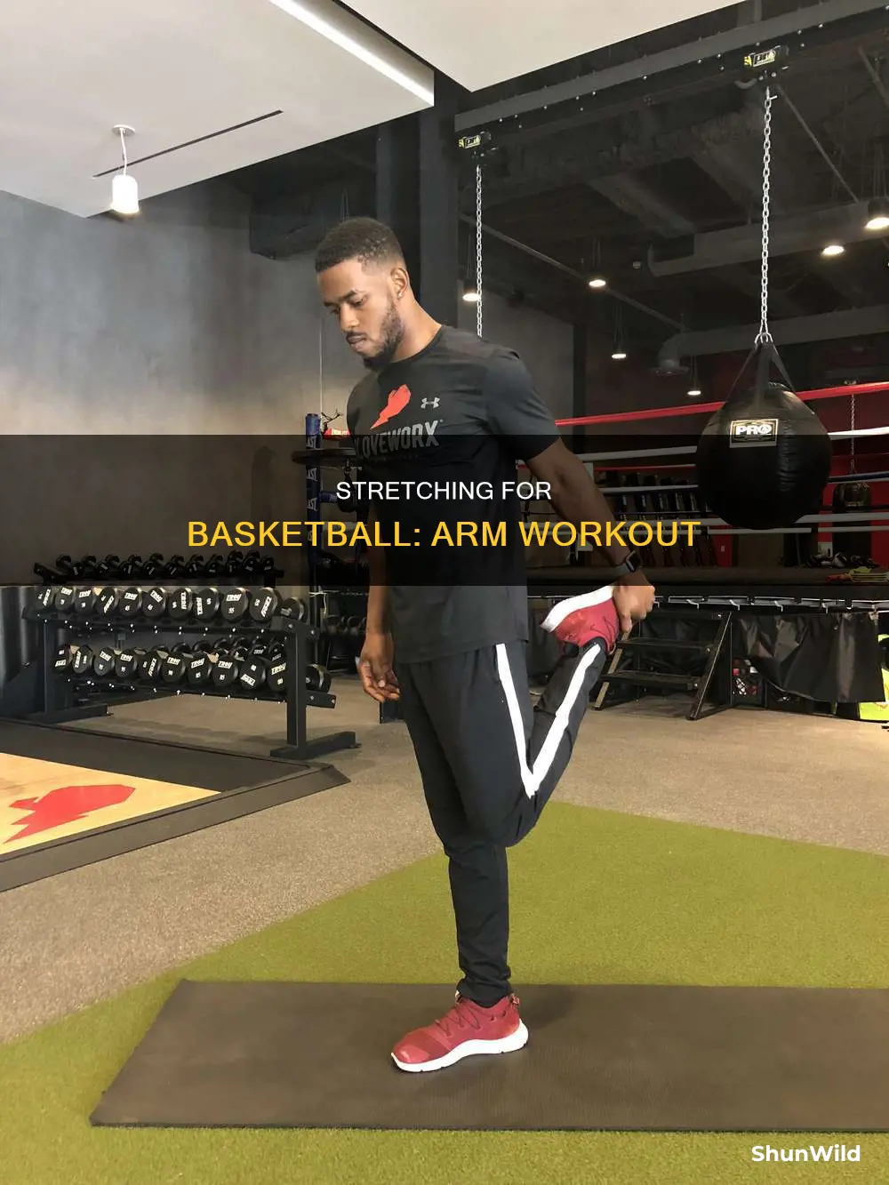 how to stretch your arms for basketball