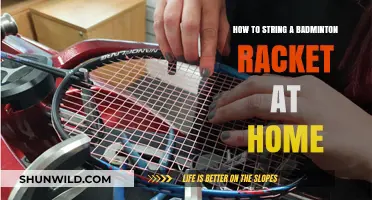 Stringing a Badminton Racket: DIY Home Guide