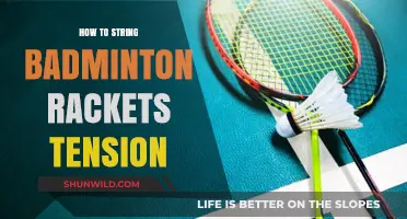 String Tension: Mastering Your Badminton Racket