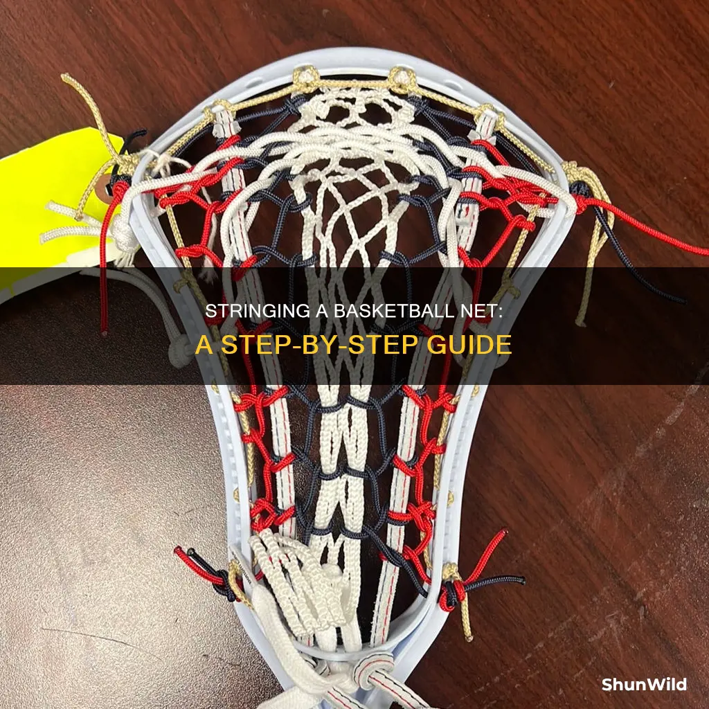 how to string basketball net
