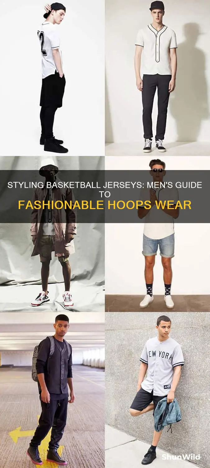 how to style a basketball jersey men