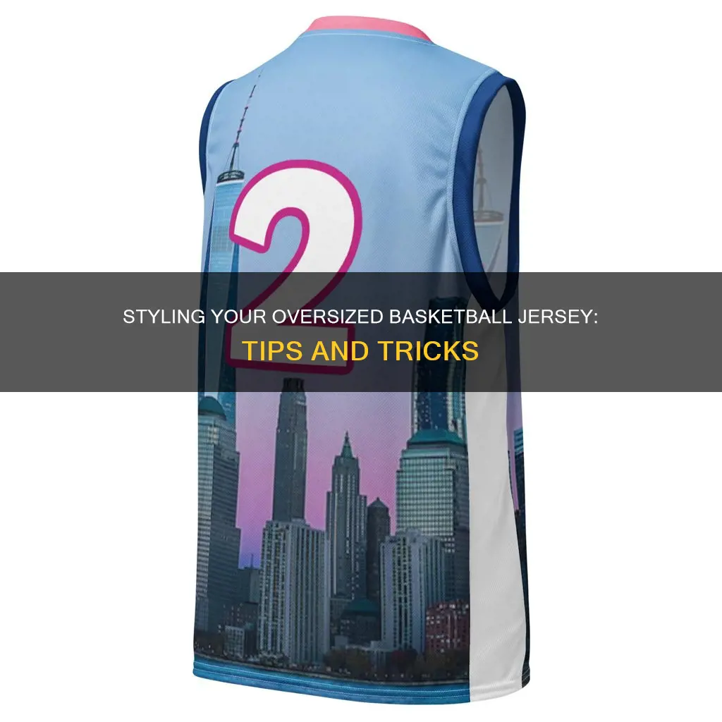 how to style an oversized basketball jersey