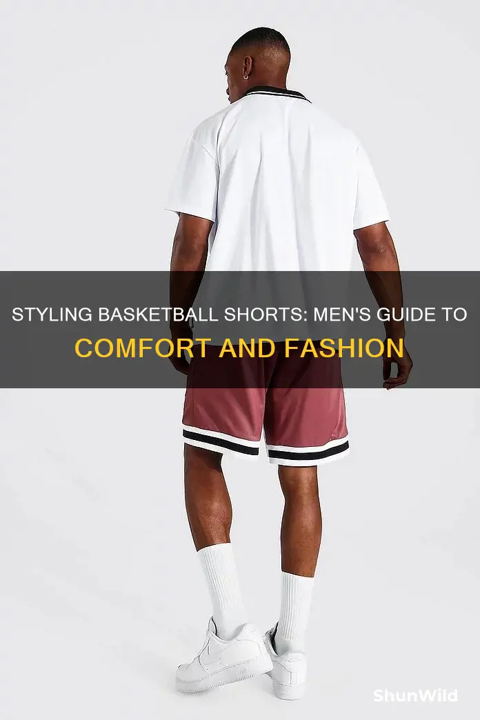 how to style basketball shorts men