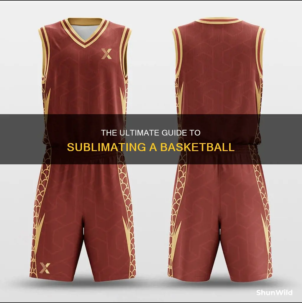 how to sublimate a basketball