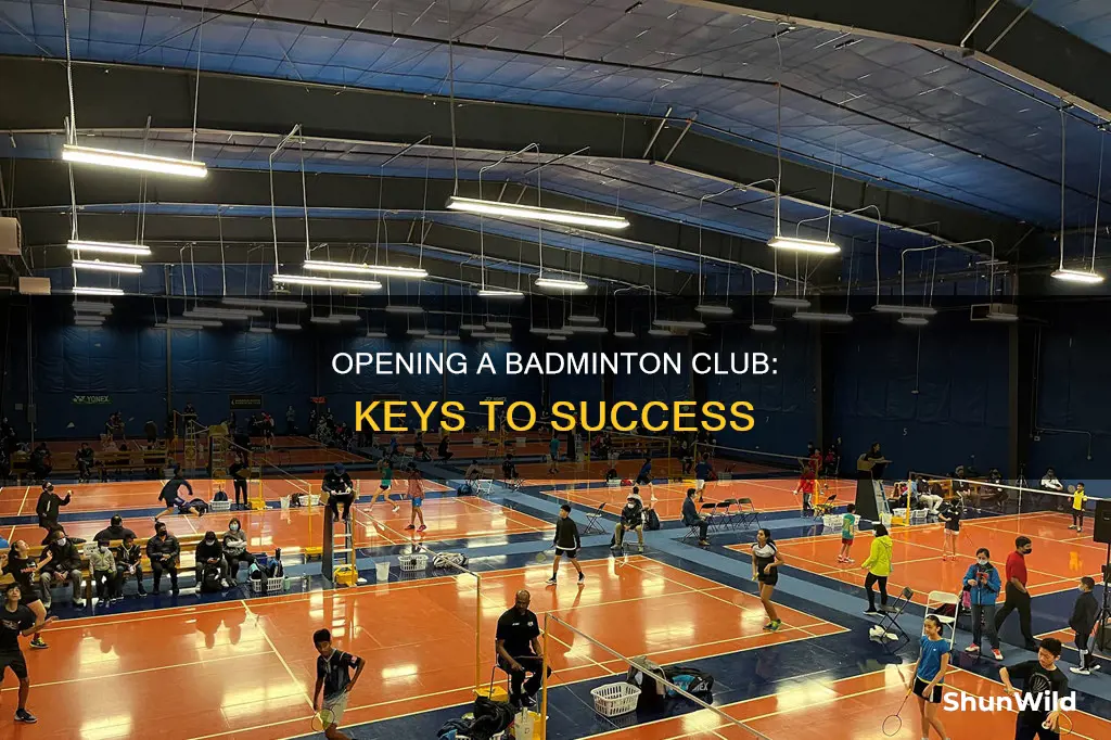 how to successfully open a badminton club