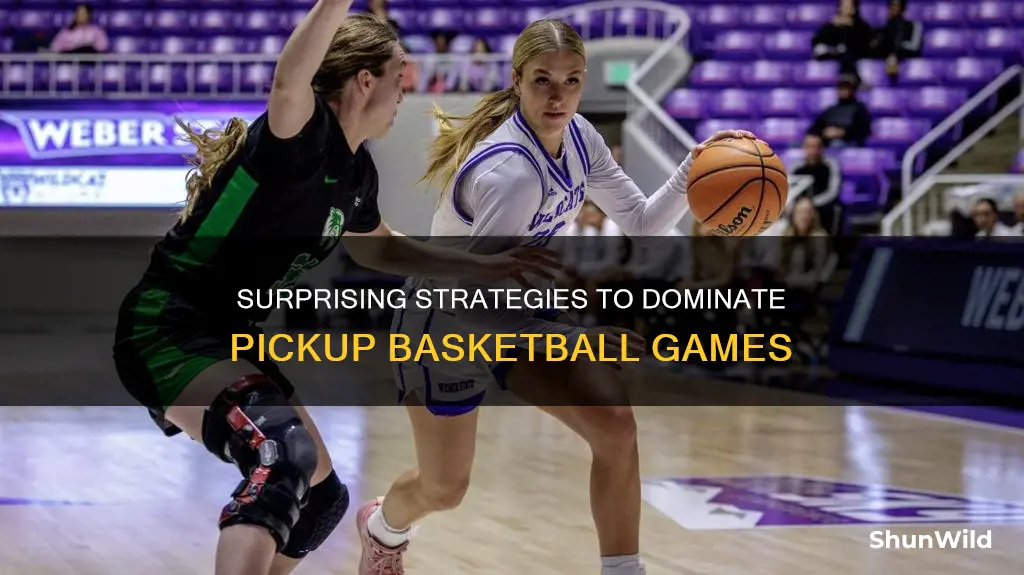how to surprise people in pickup basketball