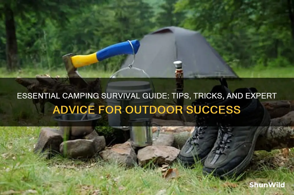 how to survive camping book