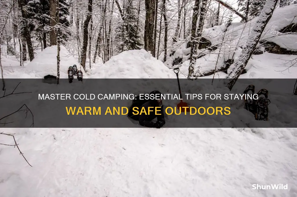 how to survive cold camping