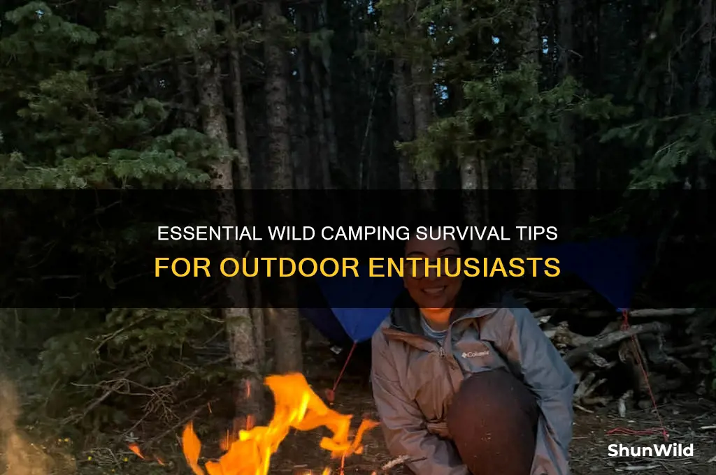 how to survive wild camping