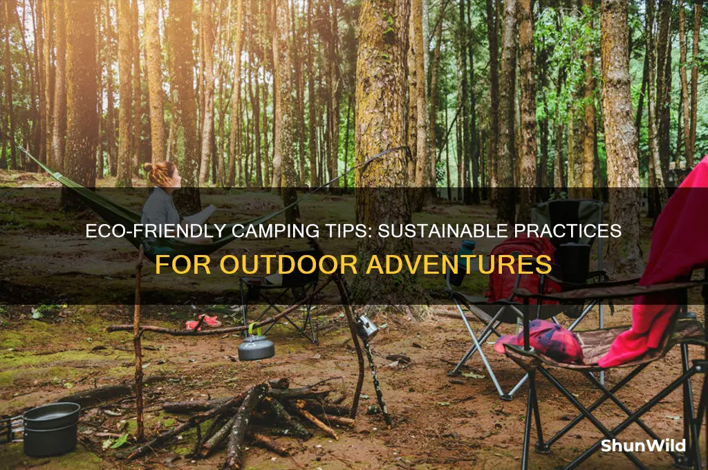 how to sustainably camp