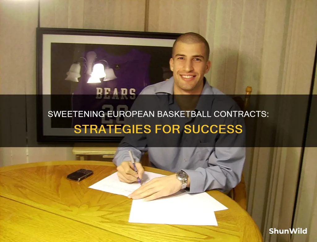 how to sweeten european basketball contracts
