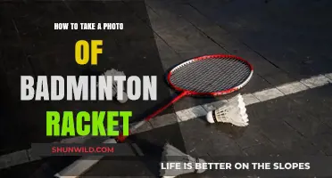 Badminton Racket Photography: Capturing the Sweet Spot